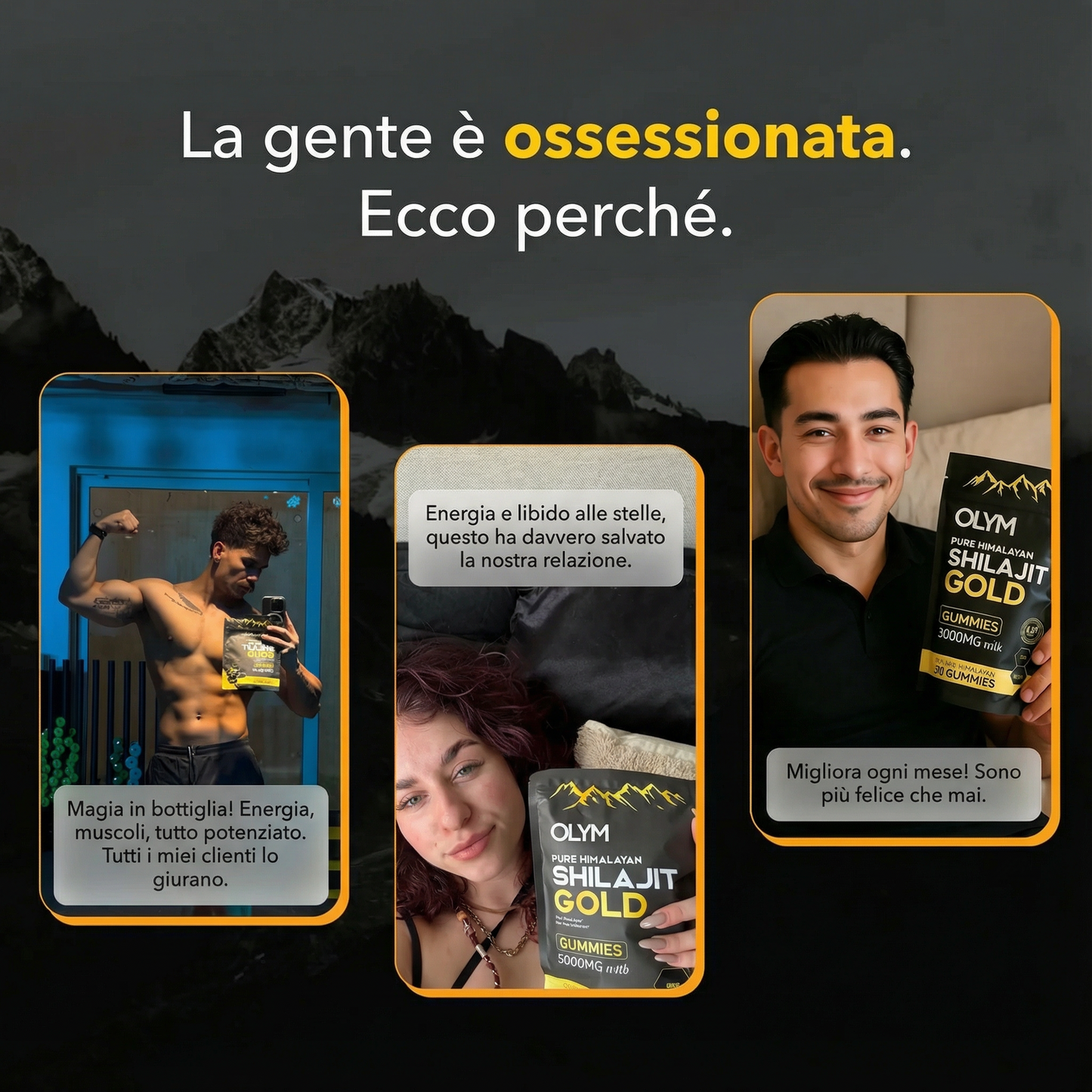 OLYM™ Pure Shilajit Gummies – Ora con supporto 6-in-1