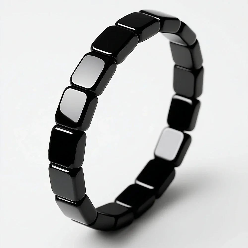 Bracciale Ematite chain - Cristalli e altro Bracciale Ematite chain - Cristalli e altro